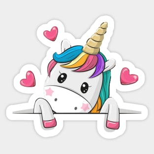 I'm a UNICORN, love unicorn! Sticker